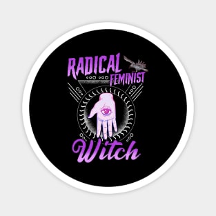 Radical Feminist Witch Halloween Magnet